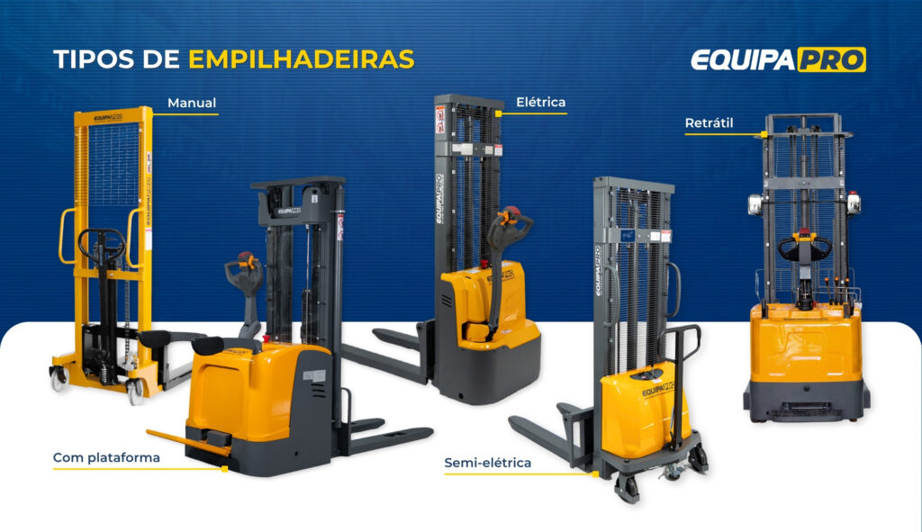Tipos de empilhadeiras