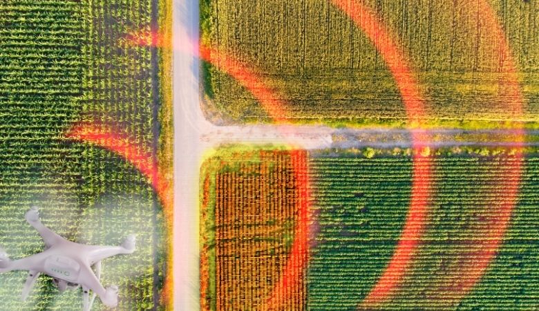 uso de drone na agricultura